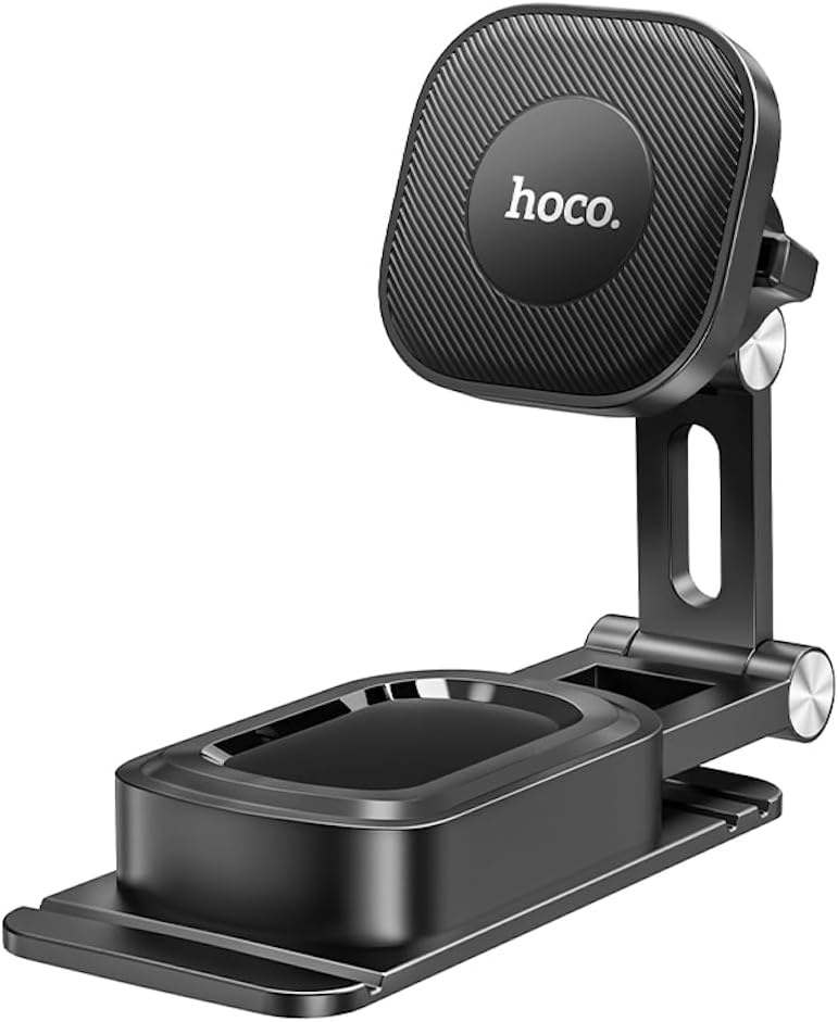 Hoco H4 Magnetic Phone Holder – Suction Center Console – Black