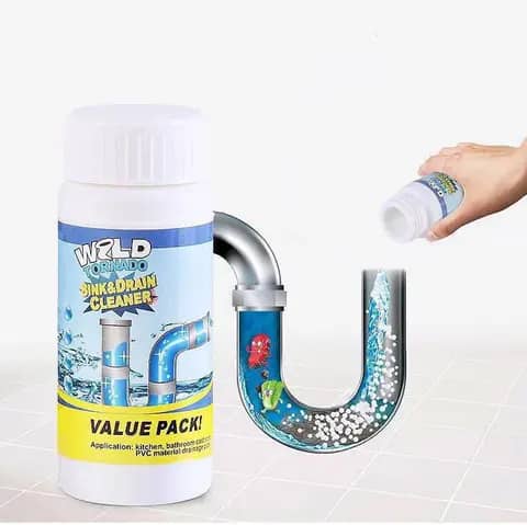 Wild Tornado Nettoyant pour Évier et Drain – Efficacité Puissante pour des Tuyaux Impeccables