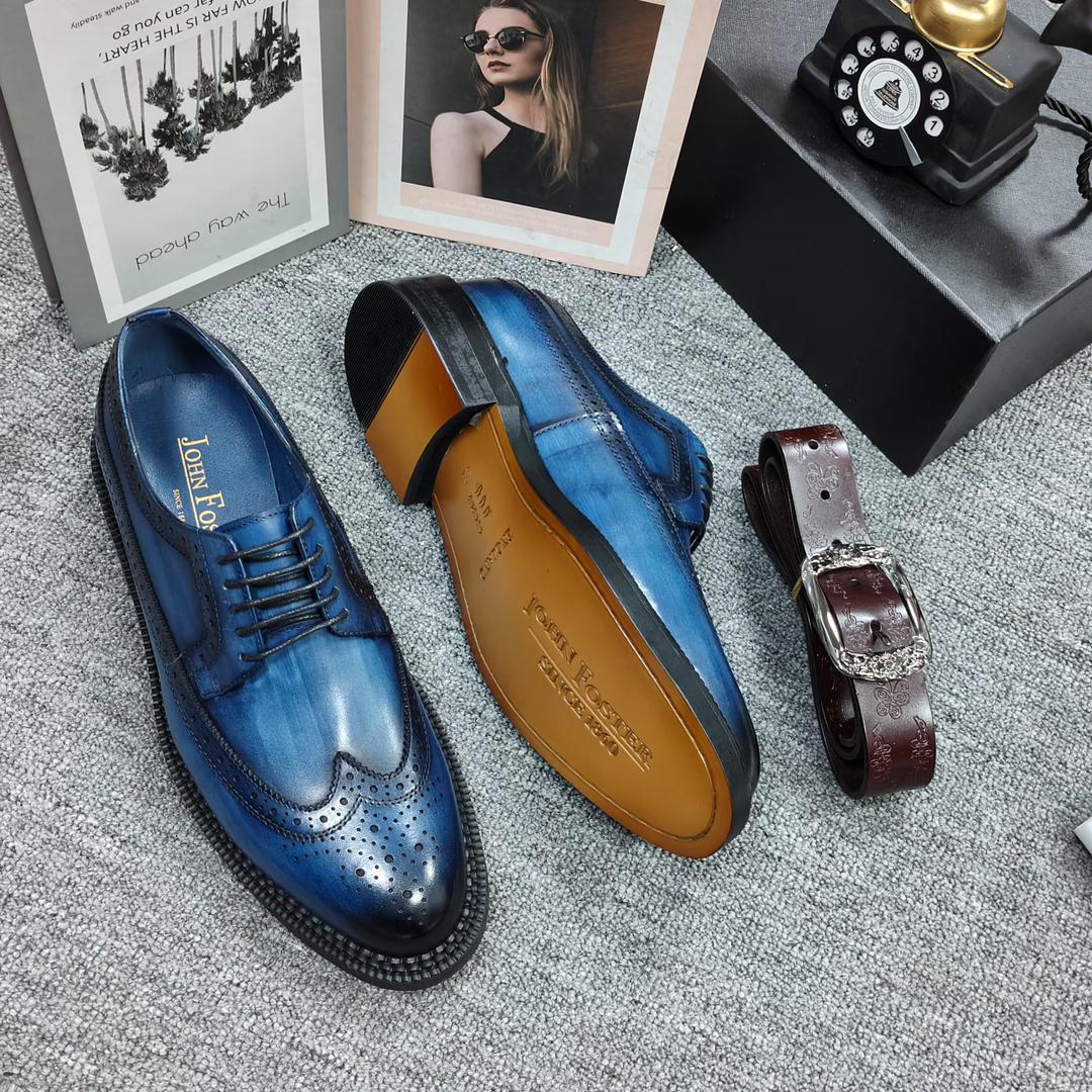 Chaussures Derby Brogues Homme – Style Anglais Élégant