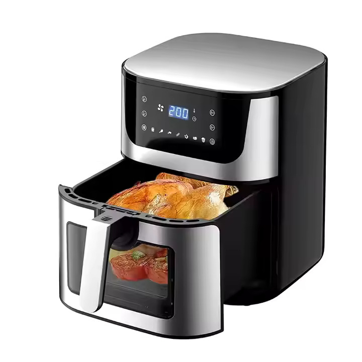 Friteuse à Air Chaud Sans Huile – 5,5 L | Écran Tactile LED