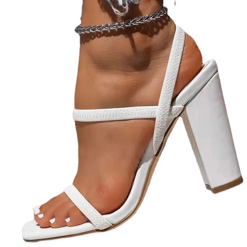 High heels white