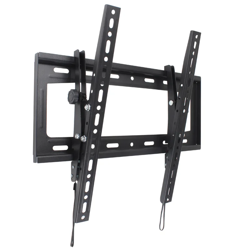 Adjustable TV Wall Mount Flat Panel TV Frame Support 15 Degrees Tilt with Level for 26-65 Inch