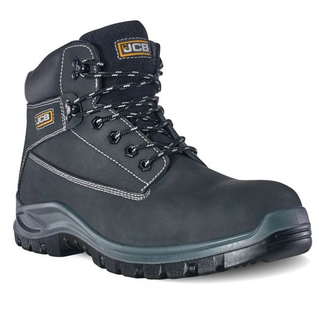 Safety Boot Holton Hiker Steel Toe Black Nubuck