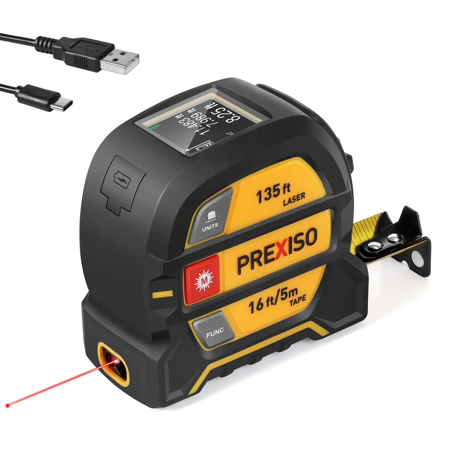 Laser Tape Measure Rechargeable