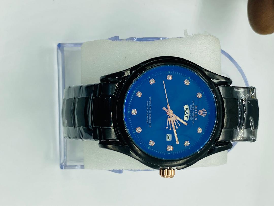 Montre Homme Noire Élégance Royale – Style Rolex Datejust